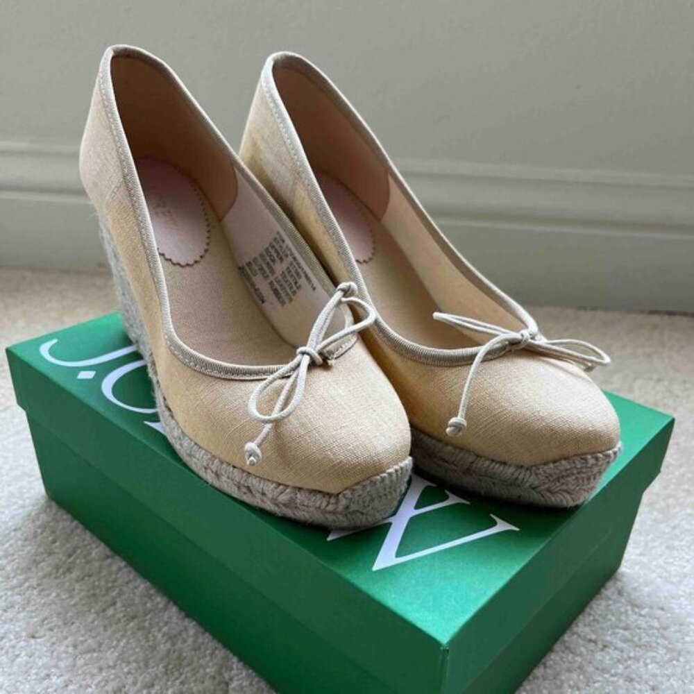 JCrew Espadrilles wedges (made in Spain)